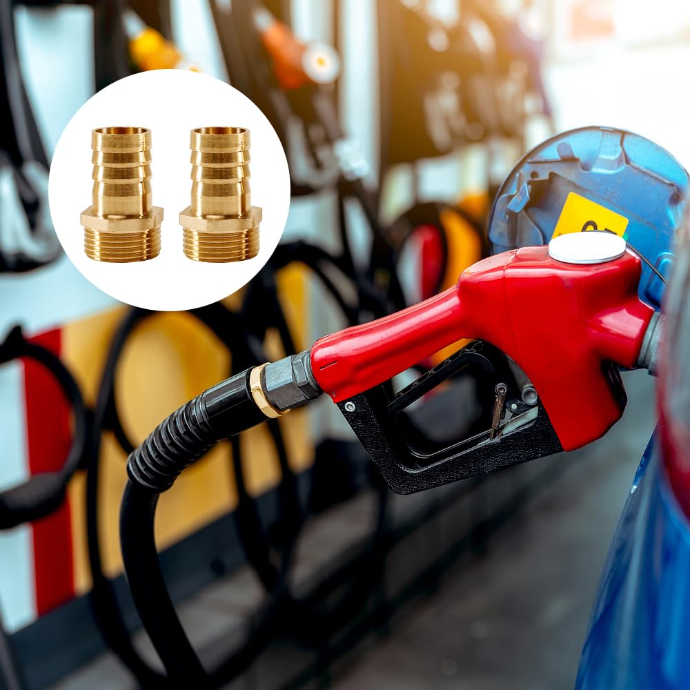 2 Boquillas De Manguera De Latón IG De 1 Pulgada, 1 Pulgada IG X 25 Mm