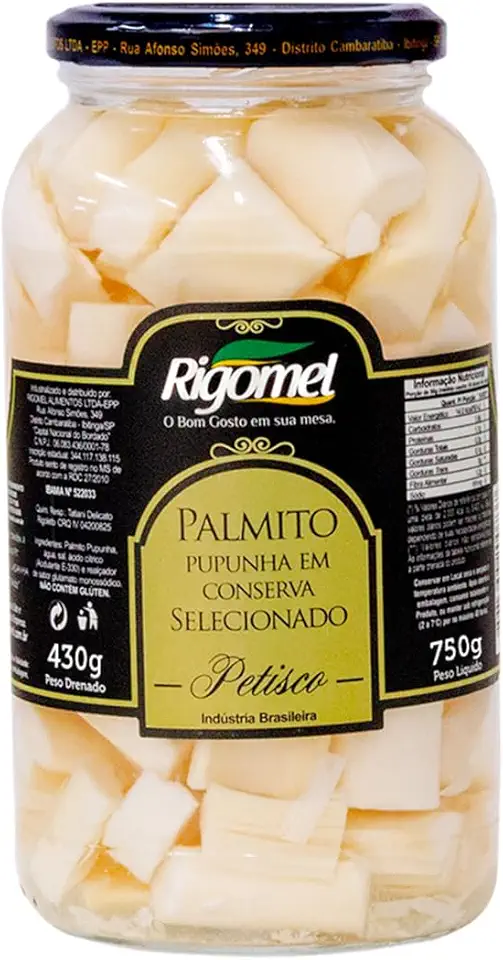 Palmito Pupunha Petisco em Conserva 430g