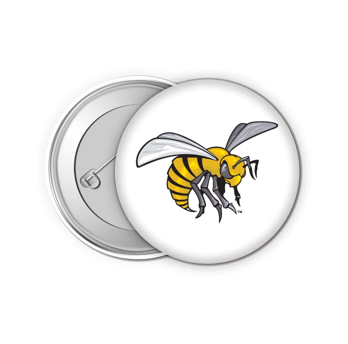 Alabama State University Small 1-Inch Button Pin 4 Pack Officially Licensed Collegiate Product