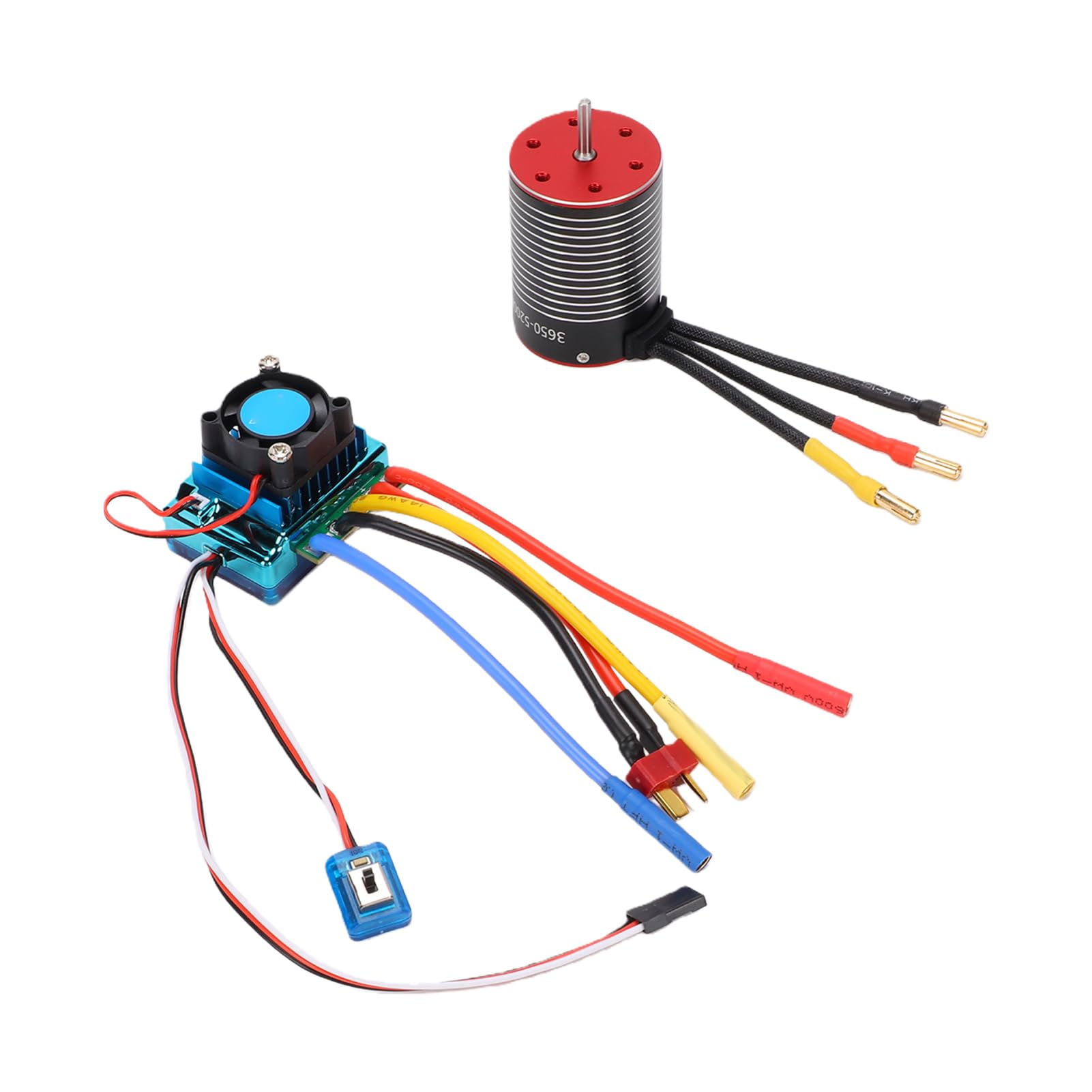 Silnik Bezszczotkowy do RC Car 5200KV, Wysoki Moment Obrotowy | Wodoodporna konstrukcja, trwała aluminiowa obudowa, przyjazny dla użytkownika interfejs programowania