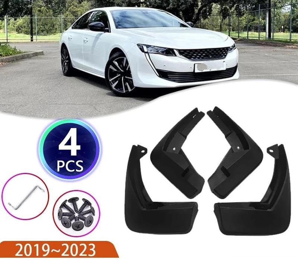 Auto Parts Car Mudguards for Peugeot 508L R83 2019-2023 Car Mud Flaps Guard Splash Flap Fenders Auto Exterior Accessories