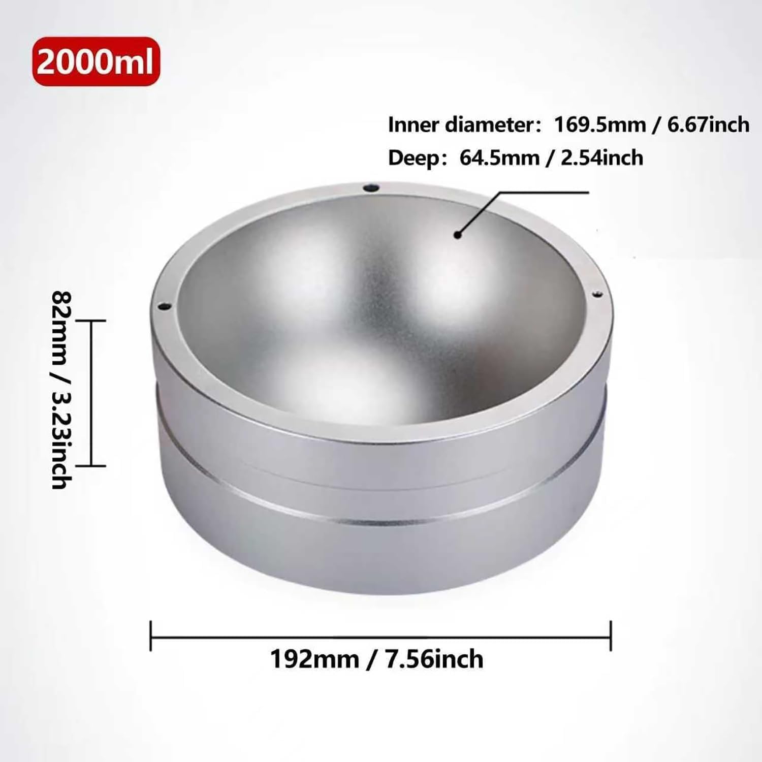 COYEUX Aluminiowy blok grzewczy do kolby okrągłodennej, metalowy grzejnik laboratoryjny, moduł do kąpieli suchej do 25 ml - 2000 ml, do przetwarzania próbek, laboratorium chemicznego wanny grzewcze 50