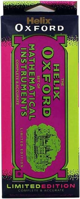 Helix Oxford Clash zestaw do matematyki - różowy