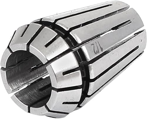 uxcell a15122600ux0055 ER20 12 pulgada de diámetro de sujeción de fresadora de grabado CNC, pinza de resorte,