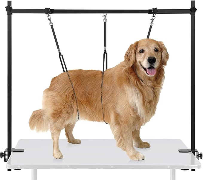 HIDOG Dog Grooming Arm with Clamp, HShape Adjustable Dog Grooming