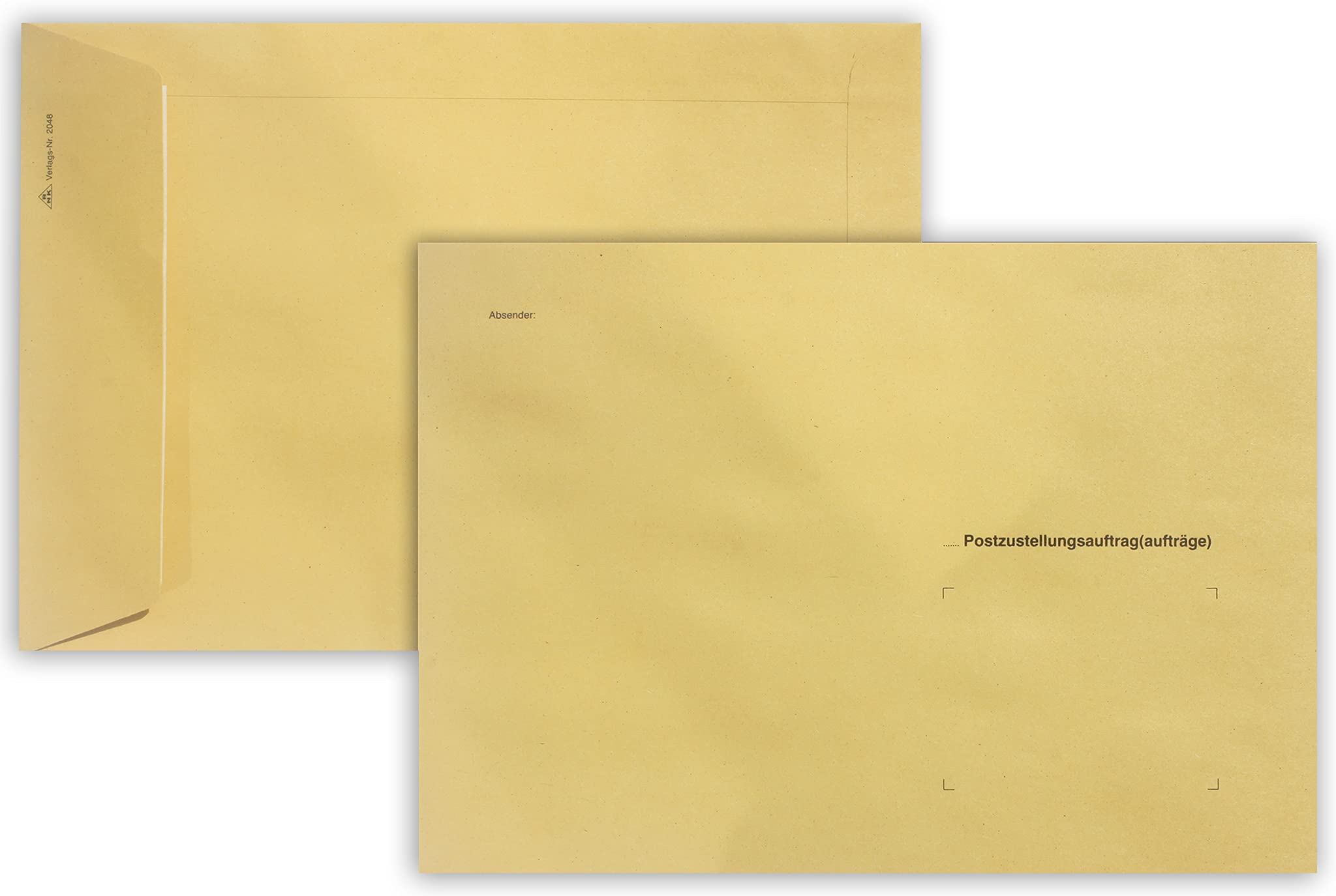RNKVERLAG 2048 - Zustellungsumschlag äußerer DIN B5 - ohne Sichtfenster, 100 g/m², 500 Stück