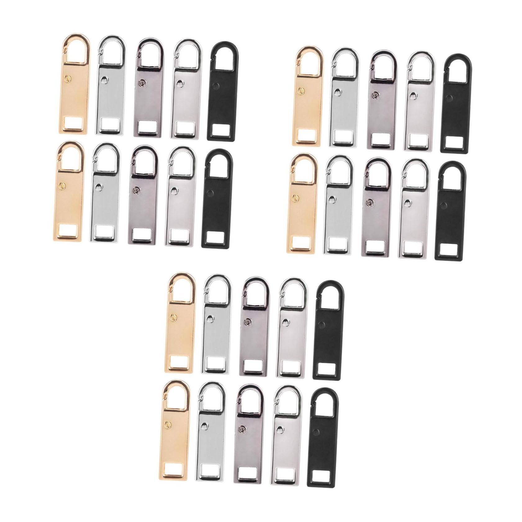 Tofficu 30piezas Accesorios De Zipper Pull Tab Multiusos y Extraíbles Para Mochilas y Equipaje Mezclados