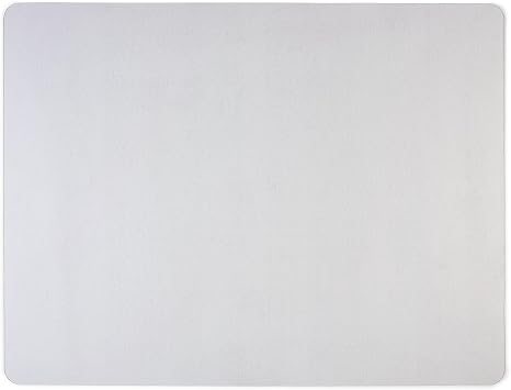 Staples Office Chair Mat, Clear Floor Mats, Hard Floors, Textured Underside, 60 x 46 Inch, Smooth Glide
