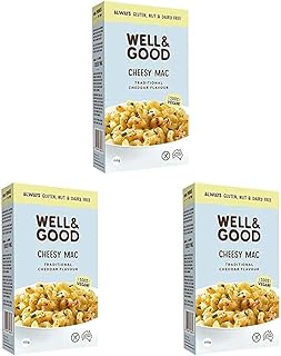 Well & Good Vegan Cheesy Mac Traditional Cheddar 110 g (Pack of 3)