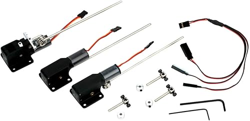 E-flite 15-25 Triciclo eléctrico retrae ruedas EFLG230 engranaje retrae y accys