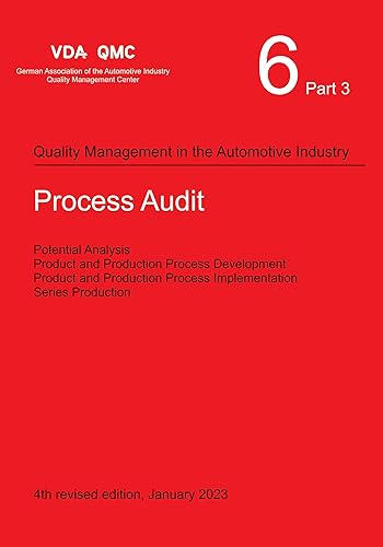 VDA Volume 6 Part 3 : Process Audit, 4th Revised Edition, January 2023