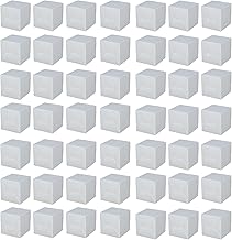 Vastsea 50 Pieces Kraft Paper Box, Square Cardboard Box, Kraft Box, Easy Assembly, Apply for White Boxes for Parties, Birthdays, Weddings, Gifts (White, 5.5 x 5.5 x 5.5 cm)