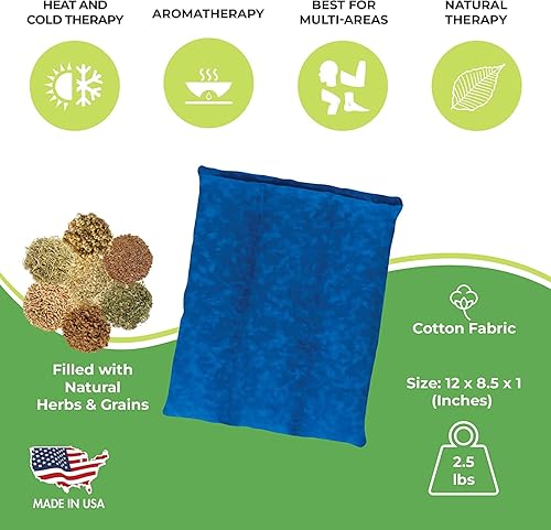 Miniatura 4 de Nature Creation Almohadilla térmica para microondas para aliviar el dolor de espalda, fácil de usar y favorito de la familia, paquete de hierbas