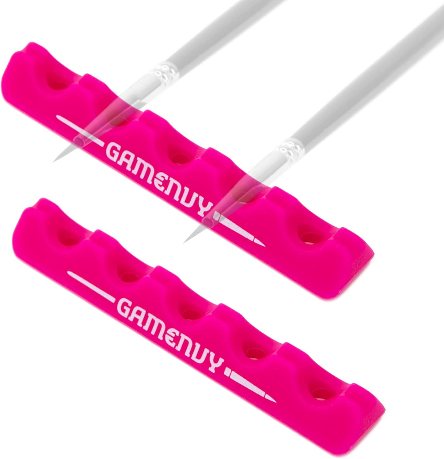 Game Envy Art Brush and Hobby Tool Holder for Watercolor, Acrylic, Oil Paint, Calligraphy, Miniature Painting, Pens, Markers, Hobby Knife - 6 Slots, Soft Rubber, Stays Put, Fun Colors, 2-Pack (Green) : Arts, Crafts & Sewing