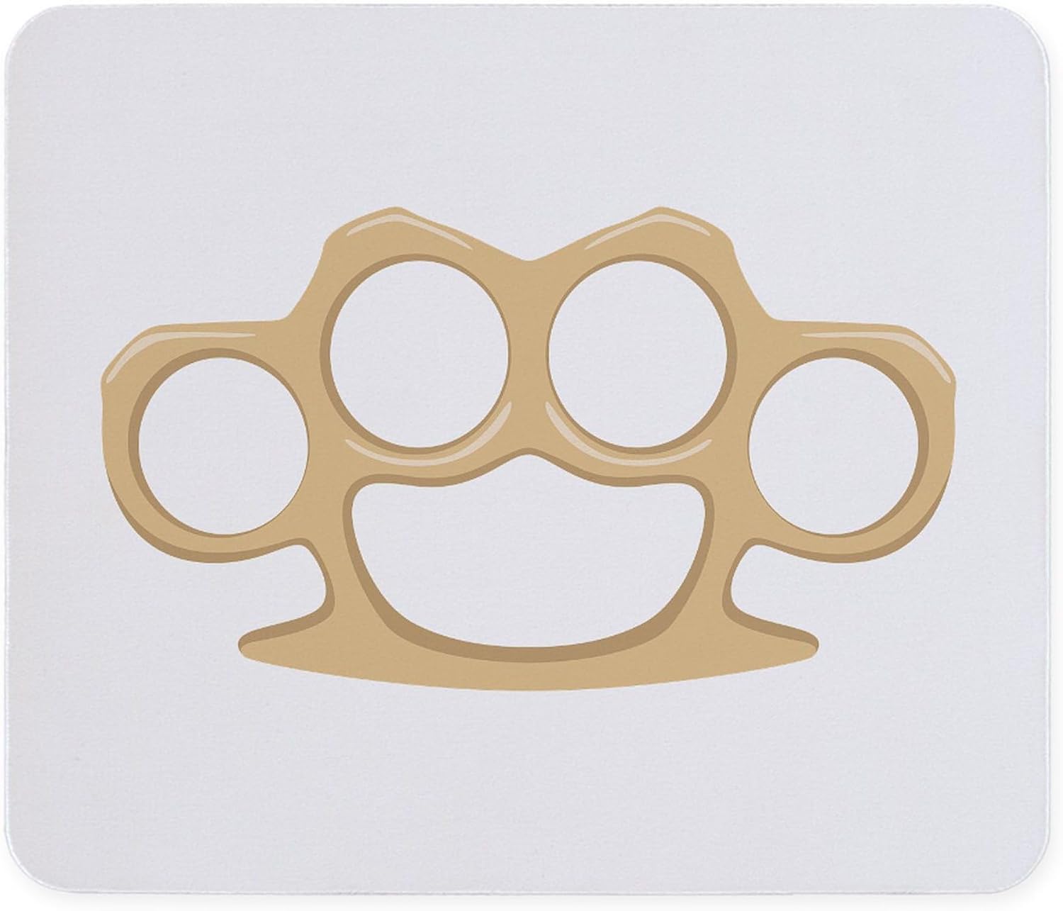 CafePress Brass Knuckles Mousepad Non-Slip Rubber Gaming Mousepad