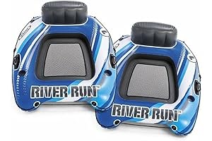 INTEX River Run II Single Person Fun Sports Lounge Pool Float
