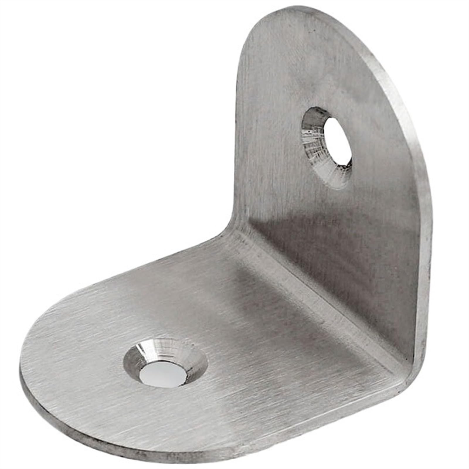 Yecoldms One Color 90° Right Angle Furniture Corner Connector - Stainless Steel Triangle Bracket (Reinforced)