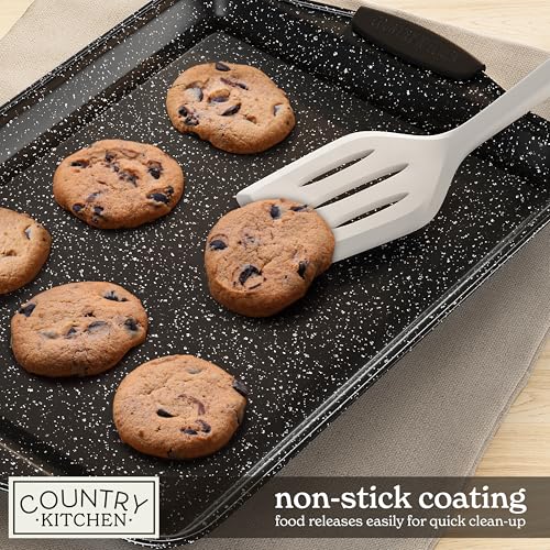 image for Country Kitchen Nonstick Stackable Bakeware Set - Heavy Duty, Durable,
