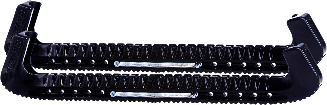 Guardog Hard - Protectores universales para patines de hielo, color negro