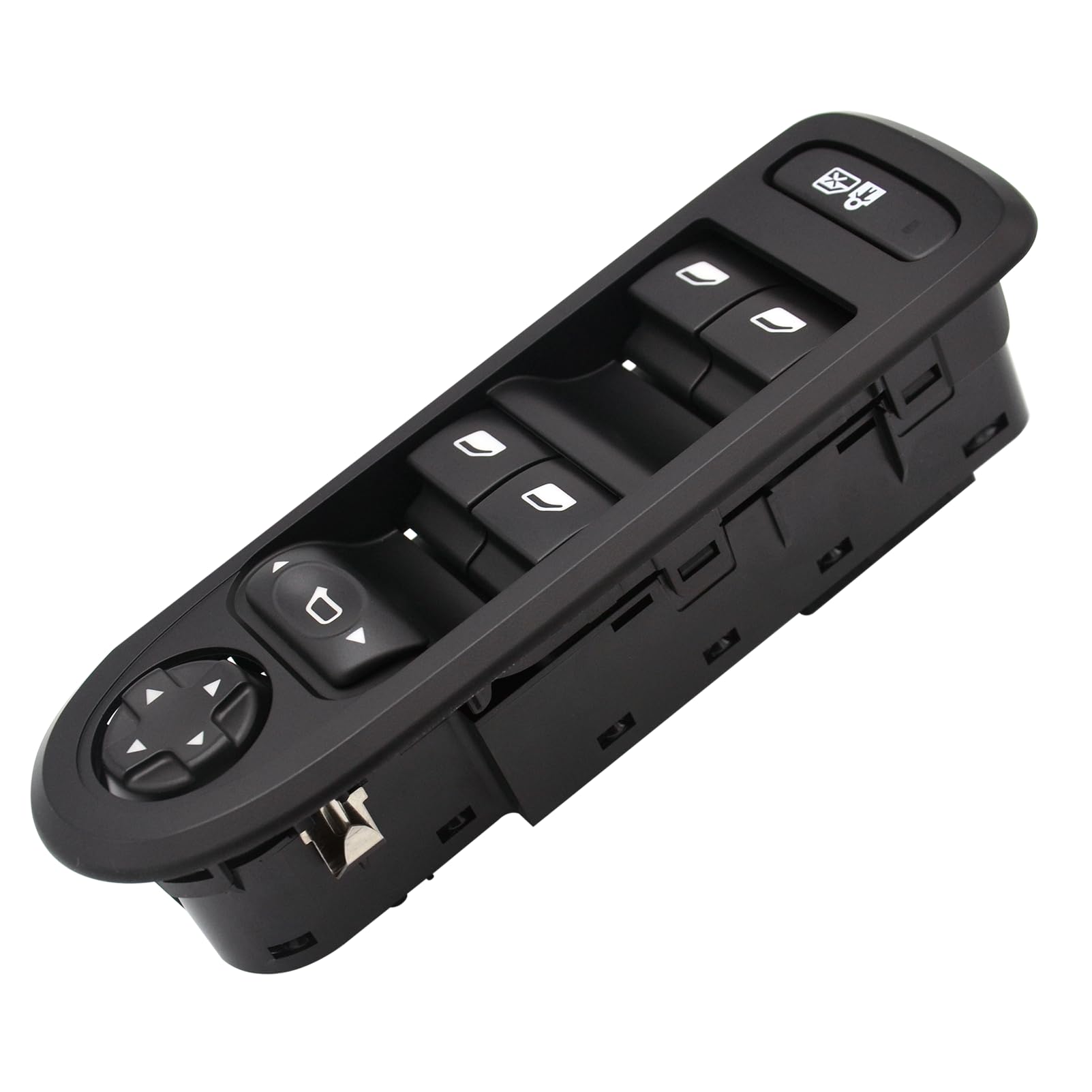 Interrupteur de commande lève-vitre électrique 96644915XT pour 308 508 C5 (Sans fonction de rabattement des rétroviseurs) 26 broches