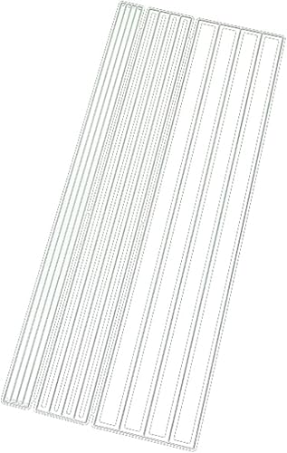 Mvchifay Plantillas de metal para álbumes de recortes, herramientas de bricolaje, manualidades, acero al carbono, plantilla de grabado para hacer