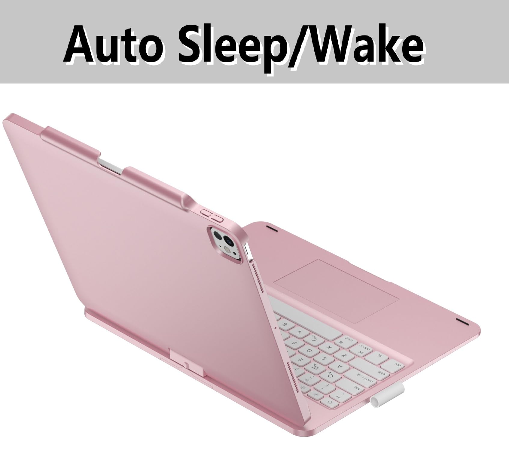 360° Rotation Keyboard Case for iPad Pro 13-inch M4/iPad Air 13