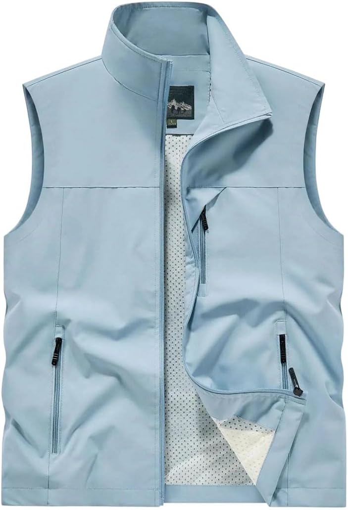 Men's Mesh Thin Waterproof Breathable Quick Dry Vest