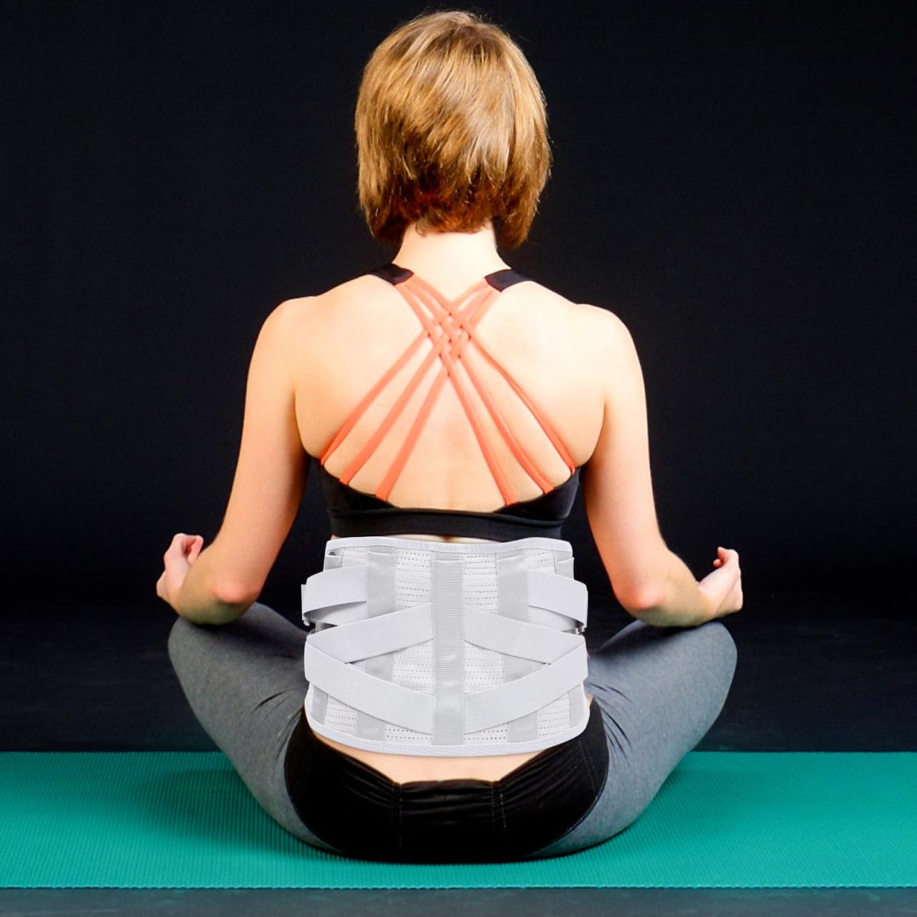 MAGICLULU Breathable Waist Support Strap Exercise Belt Back Support Band Lumbar Brace for Men Women