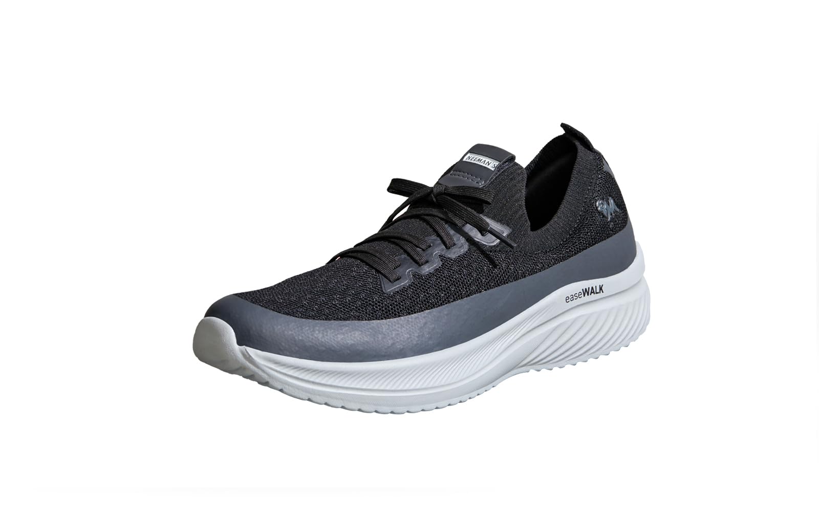 Neemans Ease Walk Sneakers for Men | Lace - Ups Casual Shoes for Men | Walkers, Walking Shoes | Trendy Stylish Comfortable Shoes | Flexible, Breathable Lightweight Shoes for Men | Black, Grey, UK 10 (B0CMVC2N5T) Amazon Price History, Amazon Price Tracker