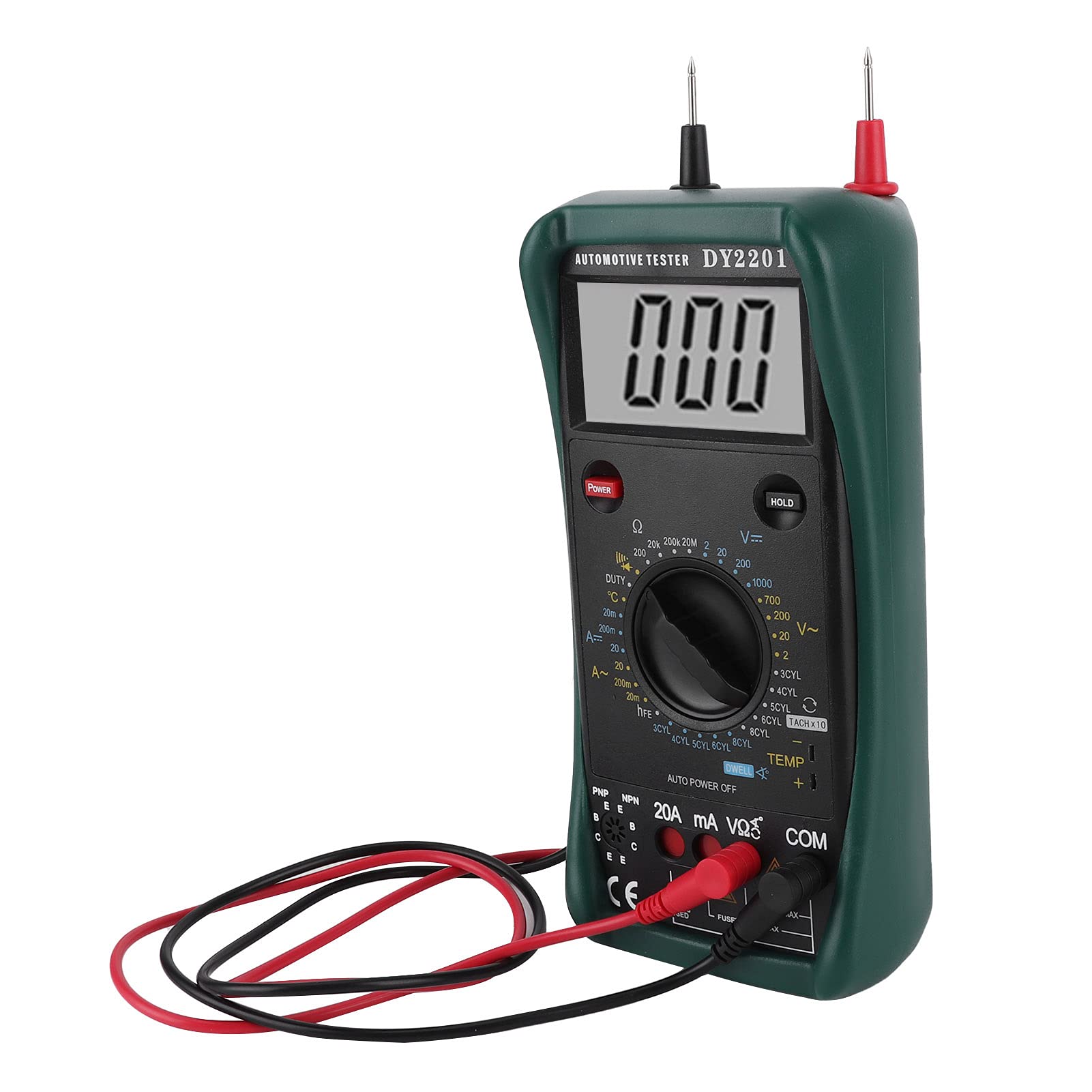 Multimetro Digitale Automotive Range Tester per la Misurazione di Tensione, Corrente, Resistenza e Numero di Giri