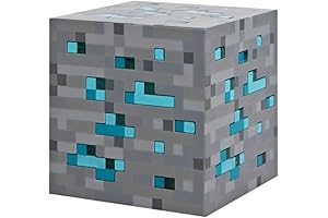 ThinkGeek Minecraft Light-Up Blue Stone Diamond Ore: Your Minecraft Haven, Away from Pigmen