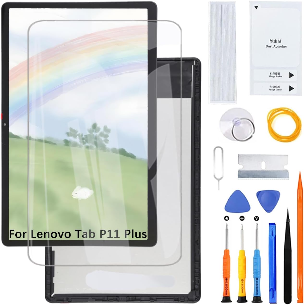 Display Screen for Lenovo Tab P11 Plus ZA940124SE LCD Screen Replacement Assembly with Kit