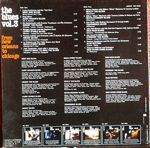 THE BLUES VOL.3 FROM NEW ORLEANS TO CHICAGO-VINILE JOKER