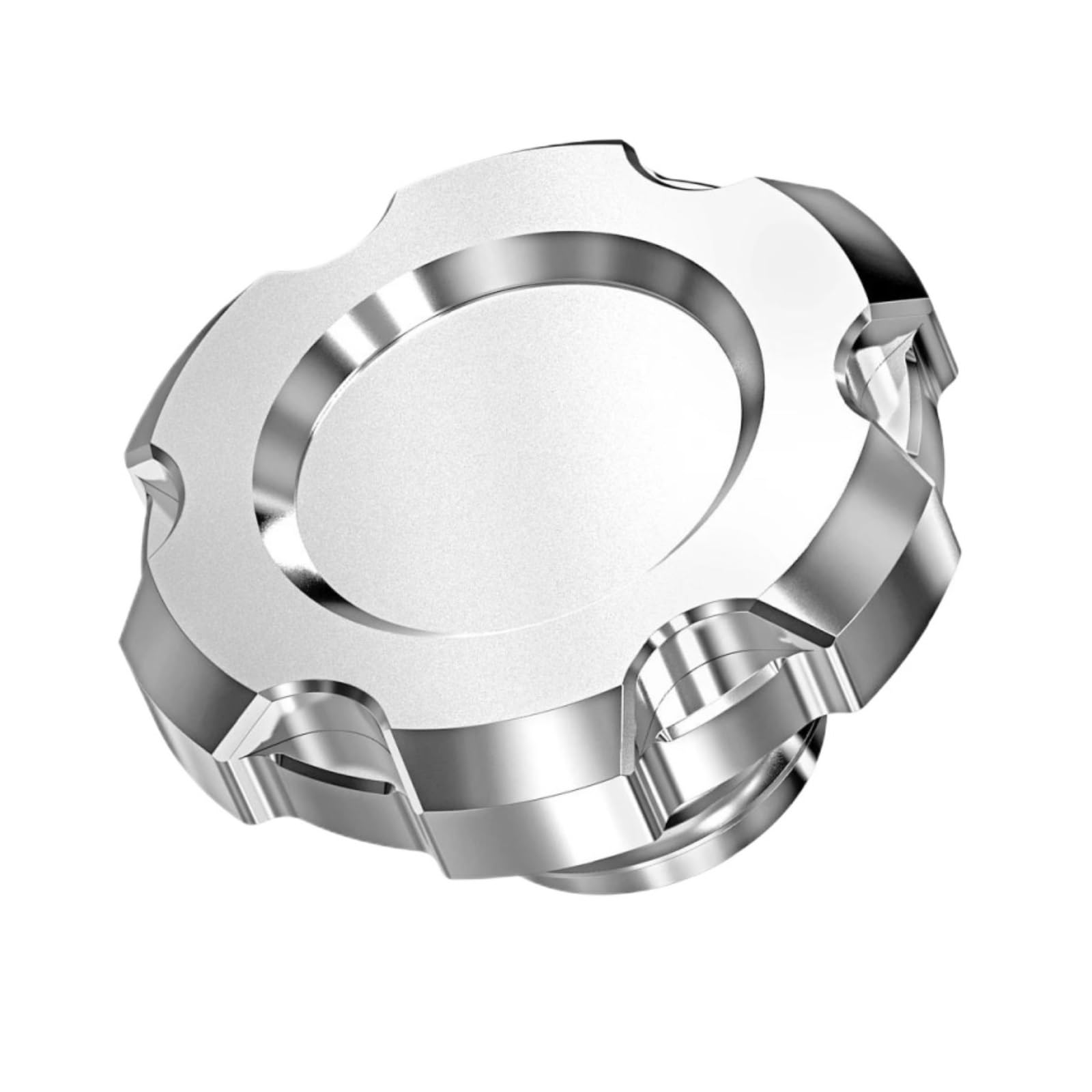 Cover Fuel Tank Cap Fuel Tank Cap Cover Lid For Harley 1200 Forty Eight XL1200X 2010-2015 Fat Bob FXDF 09-10 Street Bob FXDB 07-09(Chrome)