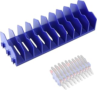 WADY Plier Organizer Rack,10-Slot Tool Drawer Organizer Holder for Pliers, Cutters & Screwdrivers, Portable Toolbox Storag...