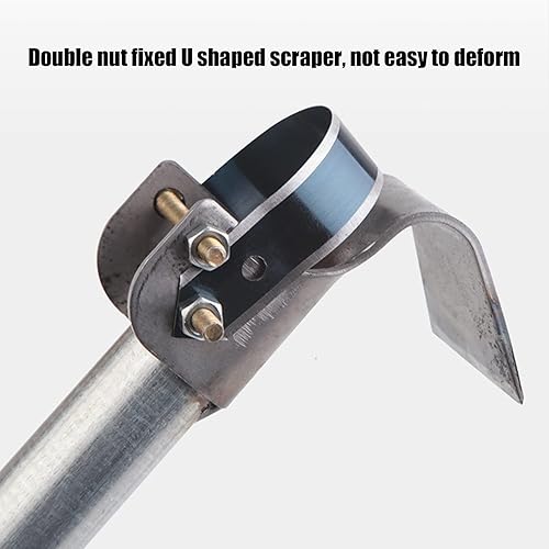 Miniatura 6 de plplaaoo Herramienta de deshierbe, desbrozadora manual, pelador de cortezas, extractor de malezas, herramienta de eliminación de malezas de hierro,