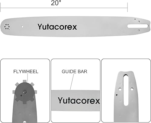 Miniatura 3 de Barra guía de motosierra de 20 pulgadas y combo de cadena, accesorios de repuesto para Stihl 3003 008 8921; 200RNDD025, MS271, MS291, MS311, MS391,