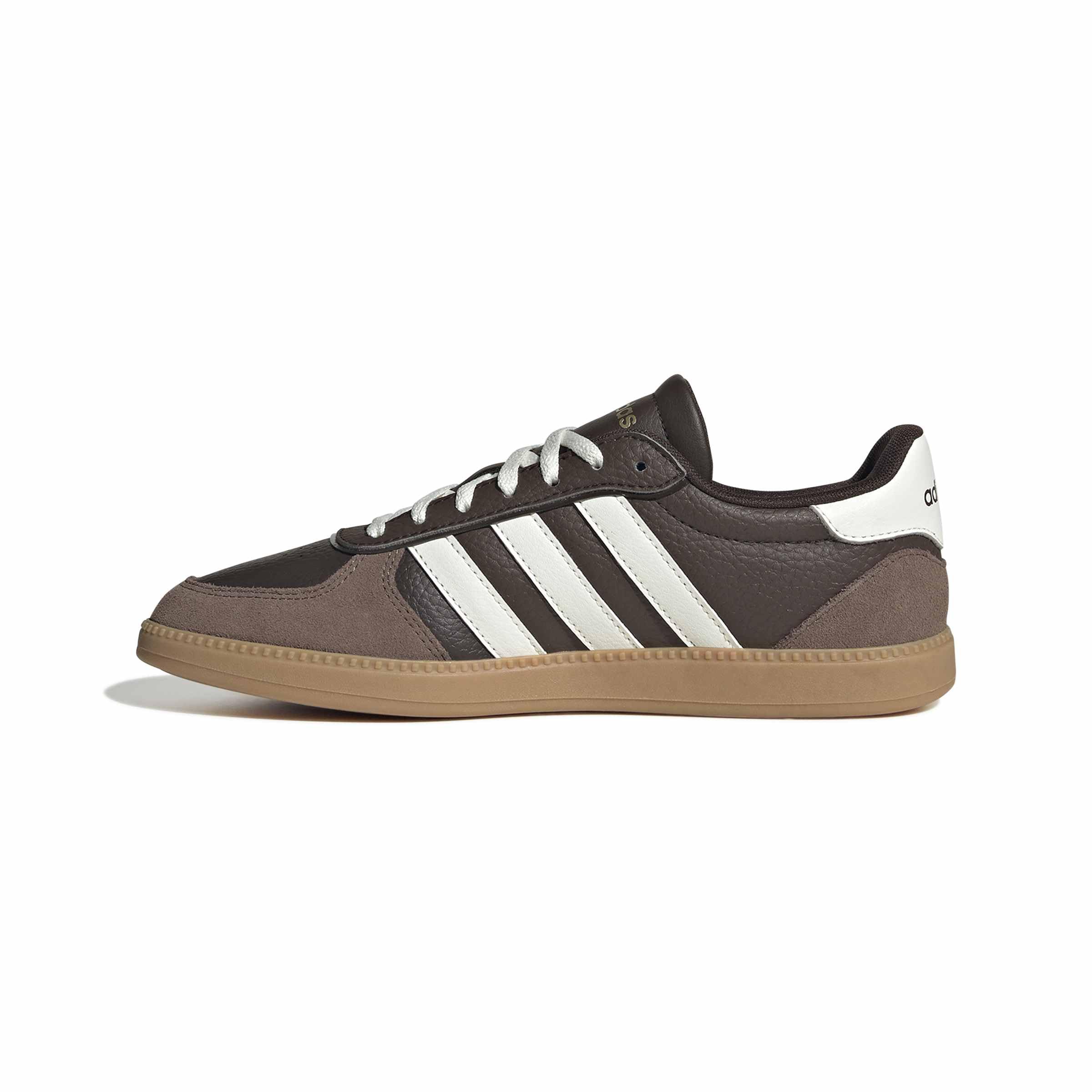 adidas Women's Breaknet Sleek Shoes, Dark Brown/Off White/Gum 3, 5 UK