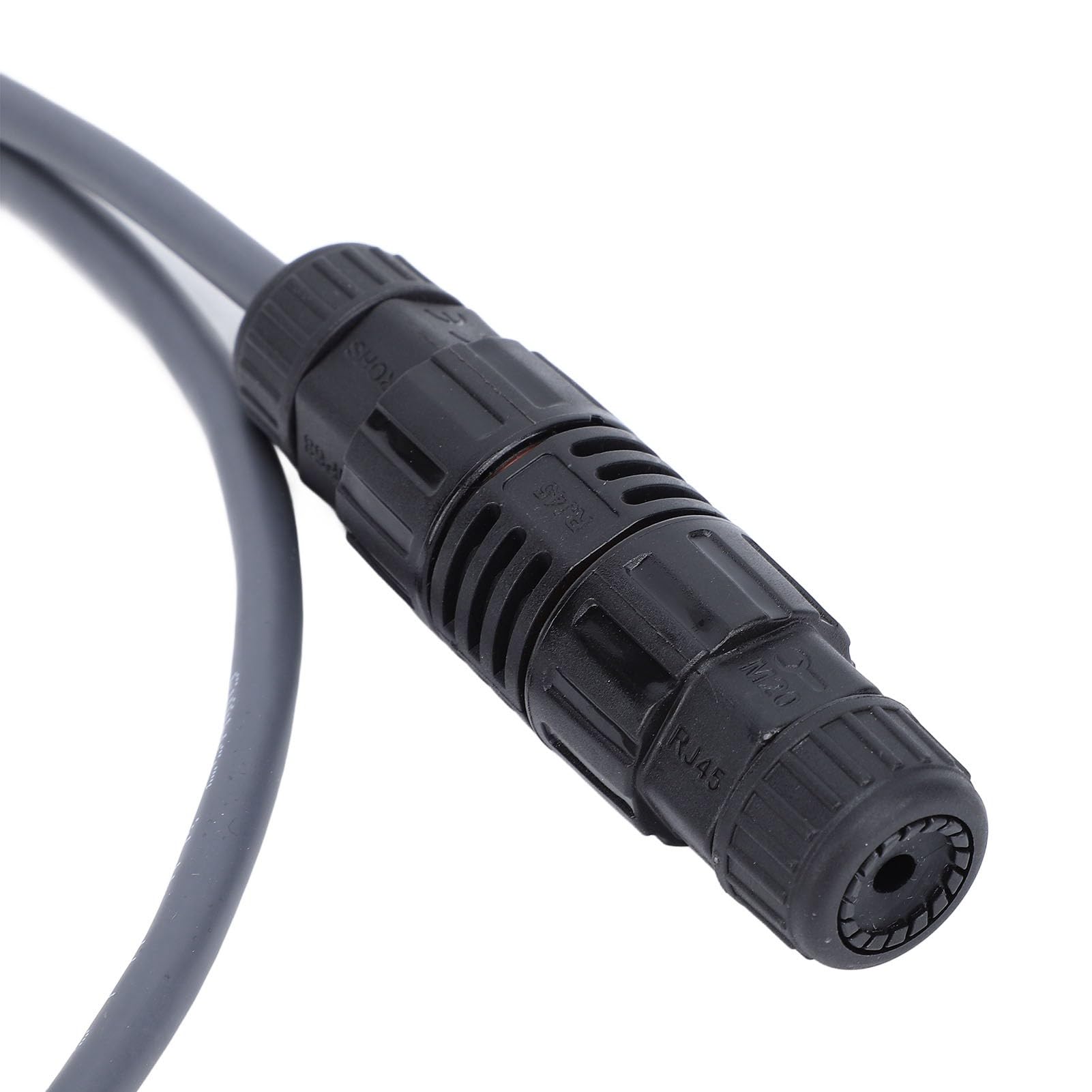 Demeras Adaptateur SPX Fiche vers RJ45 pour Câble, Conception étanche et Anti-poussière pour une Utilisation en Extérieur, 2 Unités