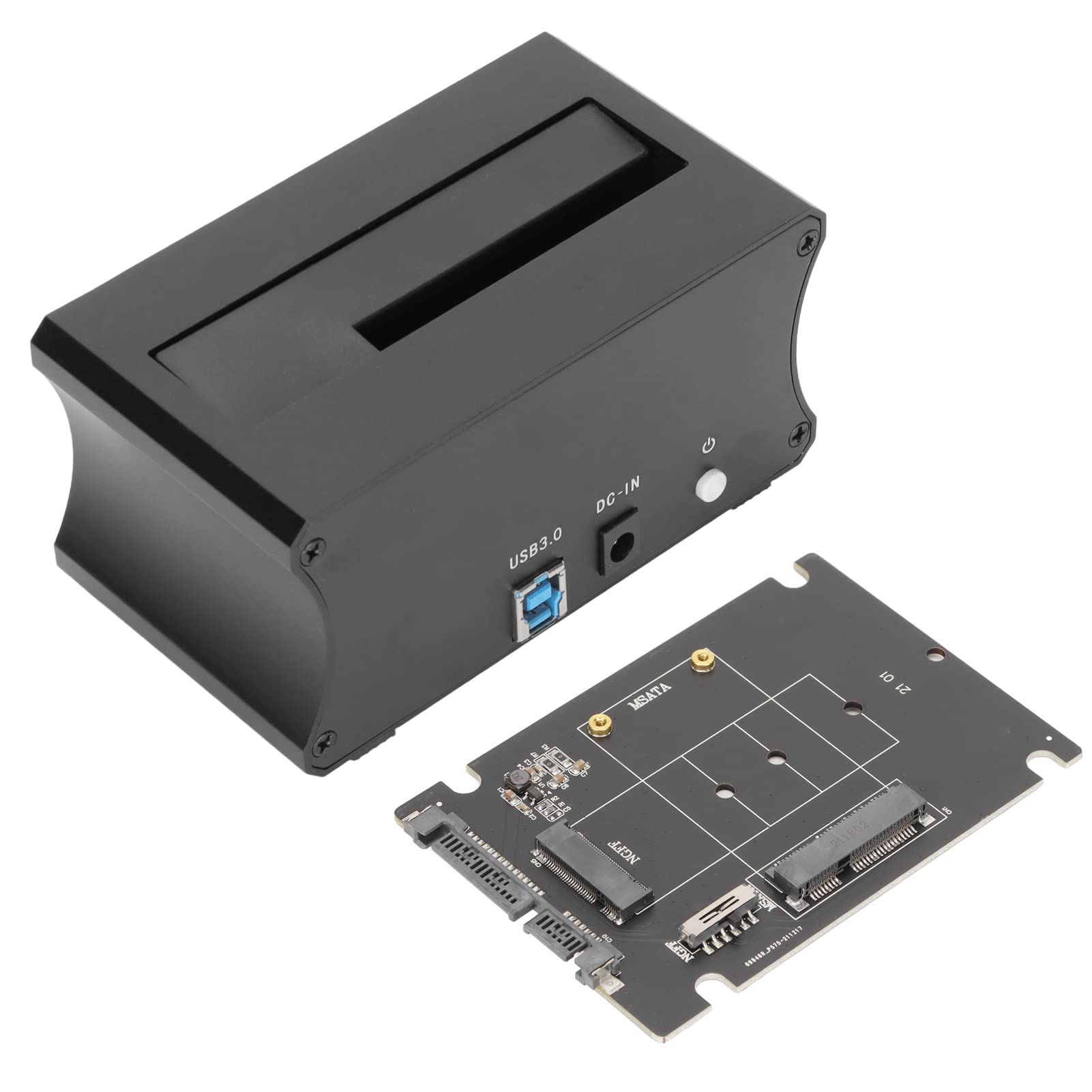 USB 3.0 to SATA External Hard Drive, Aluminum Heat Sink, HDD Docking Station, 5Gbps Data Transfer Rate, SATA Protocol Support Hot Plug Support for Windows(USA)