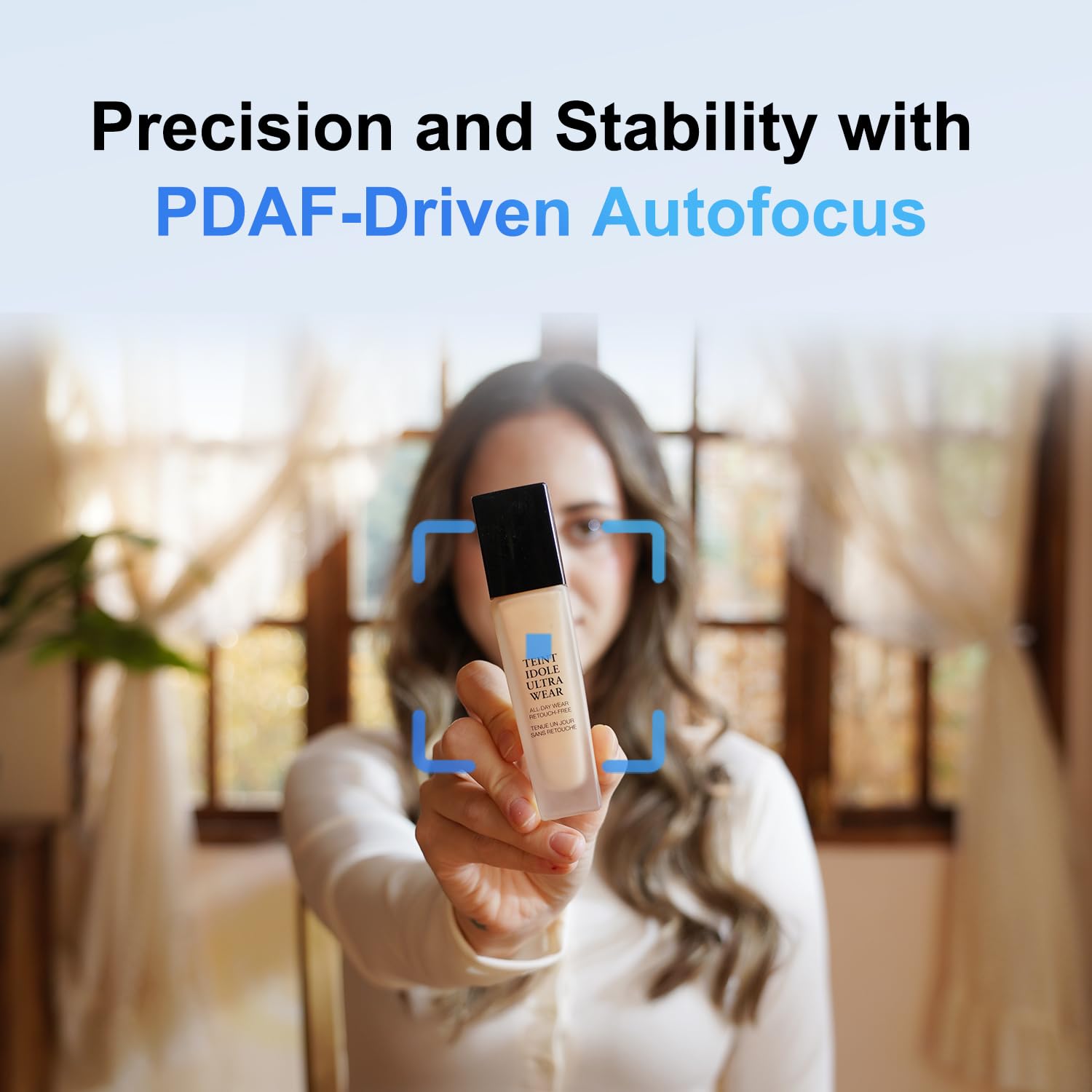 JOYUSING FlexCam10 4K Eye Contact Webcam para PC, 4 modos en 1, cámara web con micrófono, enfoque automático PDAF, 2 micrófonos con cancelación de ruido, FOV de 79°, para conferencias, transmisión