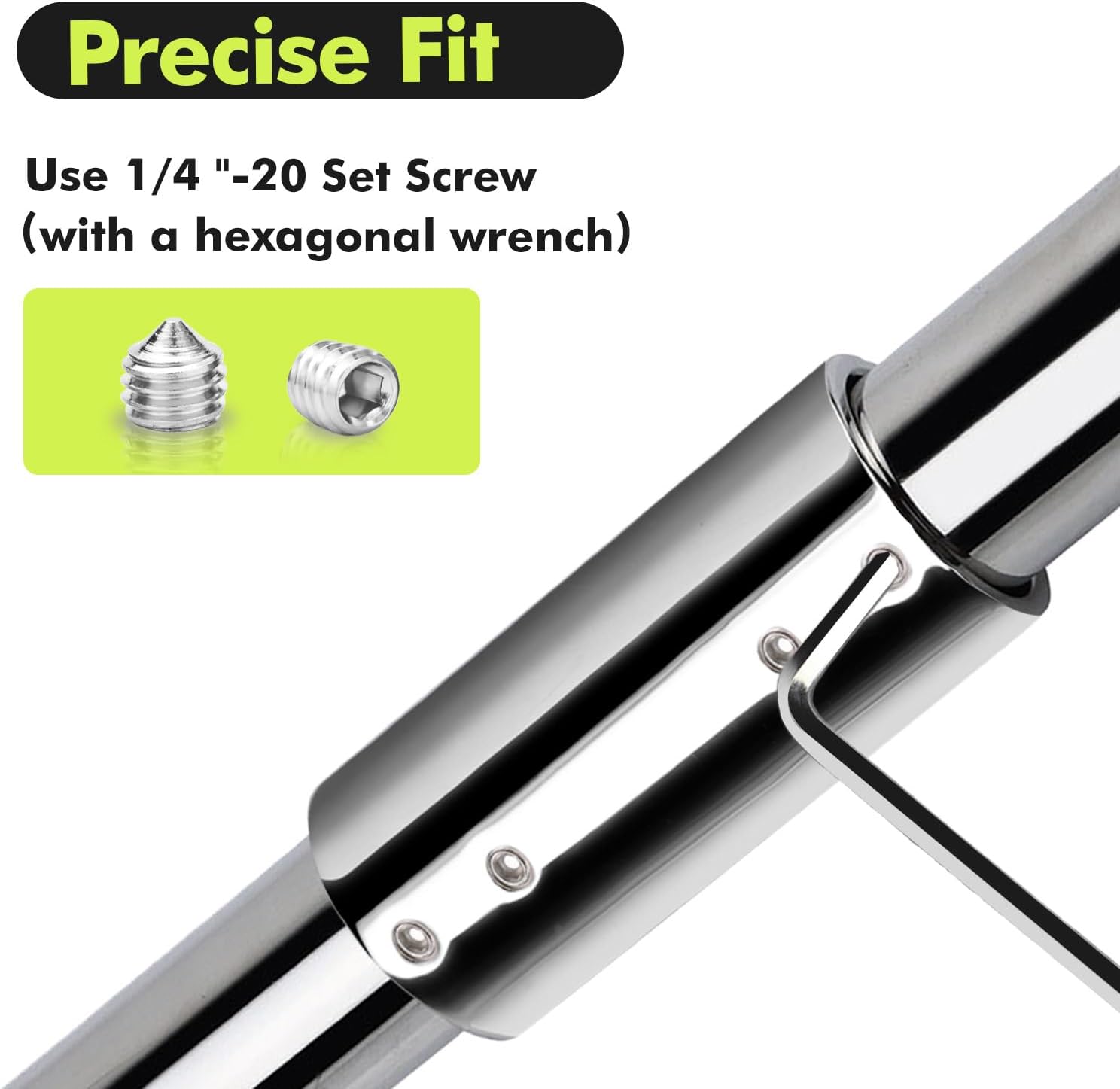 Boat Railing Fittings, 316 Stainless Steel Pipe Connector, Straight 2-Way 3-Way Elbow Tee Joint T Corner Cross Hardware Rail Base for 7/8, 1, 1-1/4 inch Round Tube Handrail