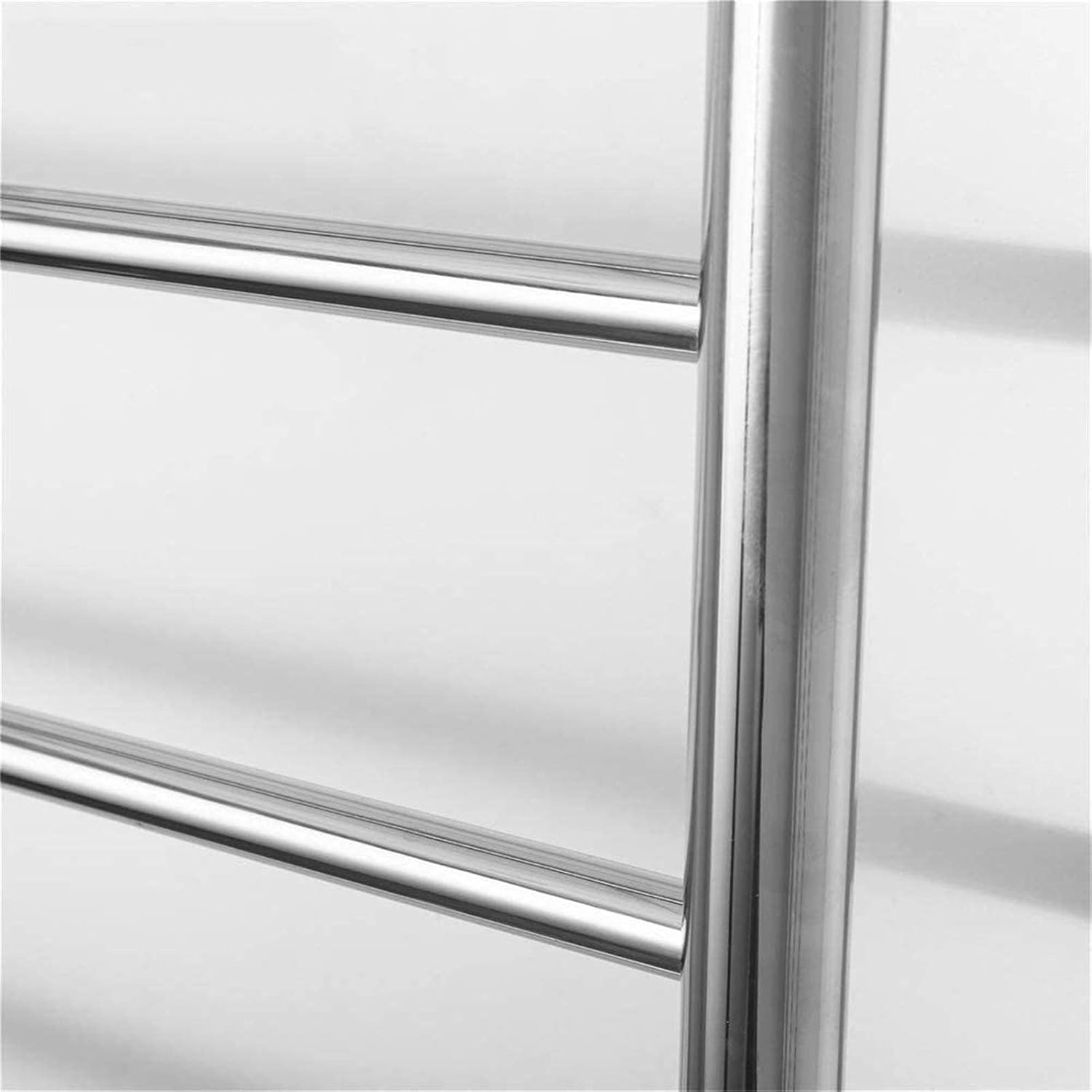 LUNEZY Heated Towel Rail Rails Towel Warmer,Towel Warmer, Wall Mounted Electric Towel Warmer Rack Stainless Steel 8 Heated Bars IP56 Waterproof Towel Drying Rack for Bathroom (Color : Con