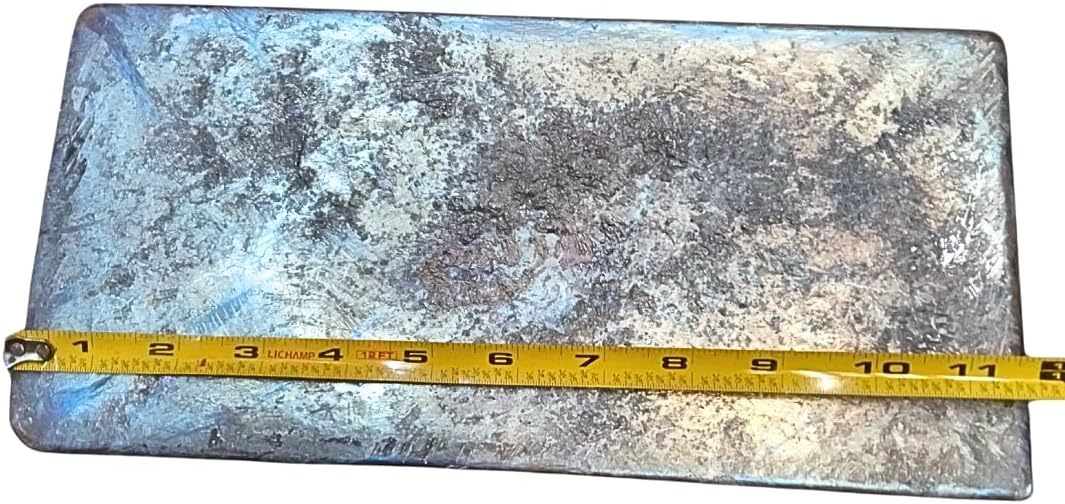 RotoMetals’ 45 LB Lead Ballast Counterweight – Made in USA - (12" Long, 6" Wide, 2" Thick) for Varied Placement, Ideal for 305 Sprints, Modifieds, Late Models, and Street Stocks