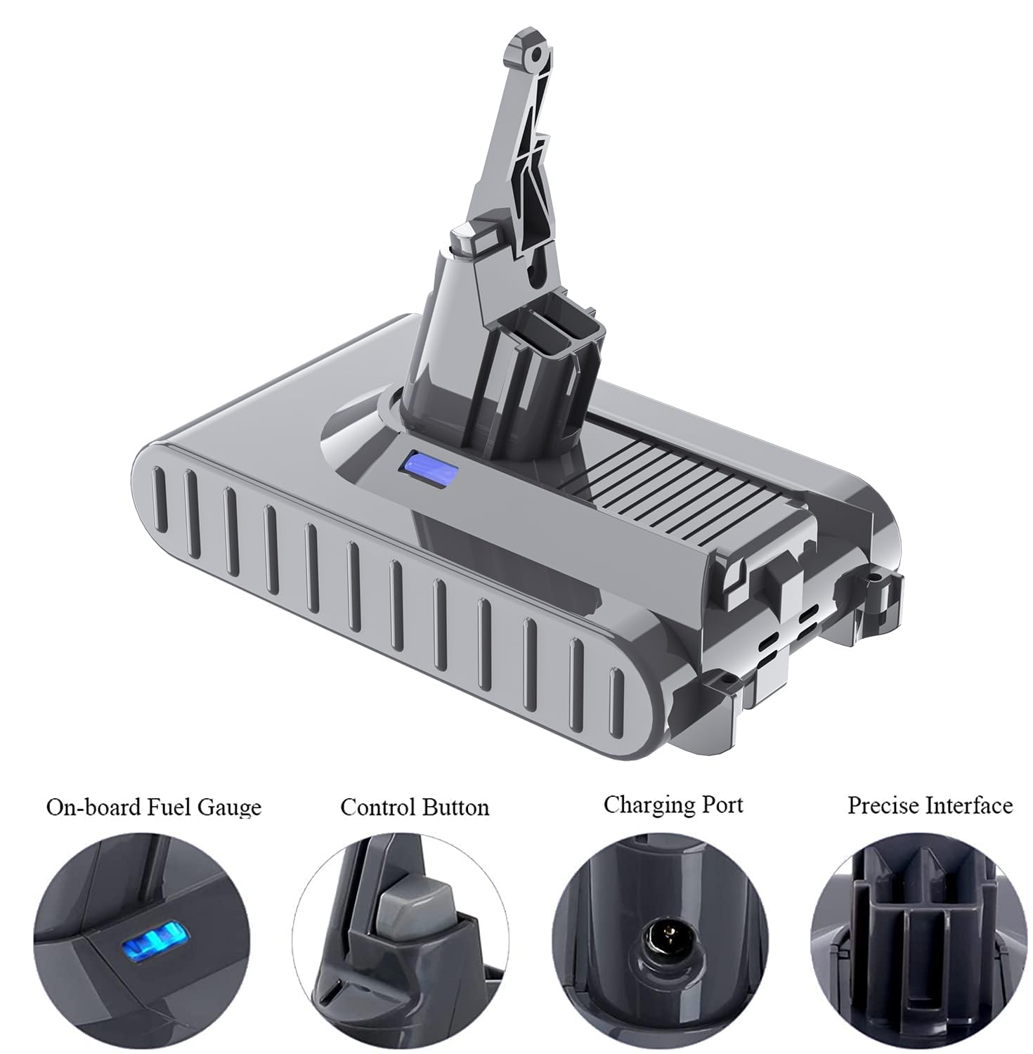 Amazon.com: Upgraded 6.0Ah V8 SV10 Battery 215681 Replacement
