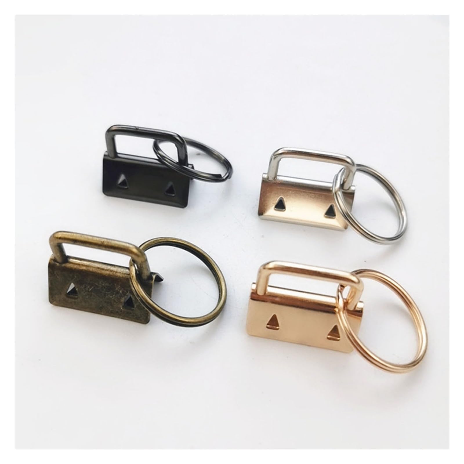 Verstellbare Schnallen aus Metall, 40 Stück 25 Mm Metallbandenden, Schnallen, Riemenendverschlüsse, Schlüsselband-Clips, Hardware