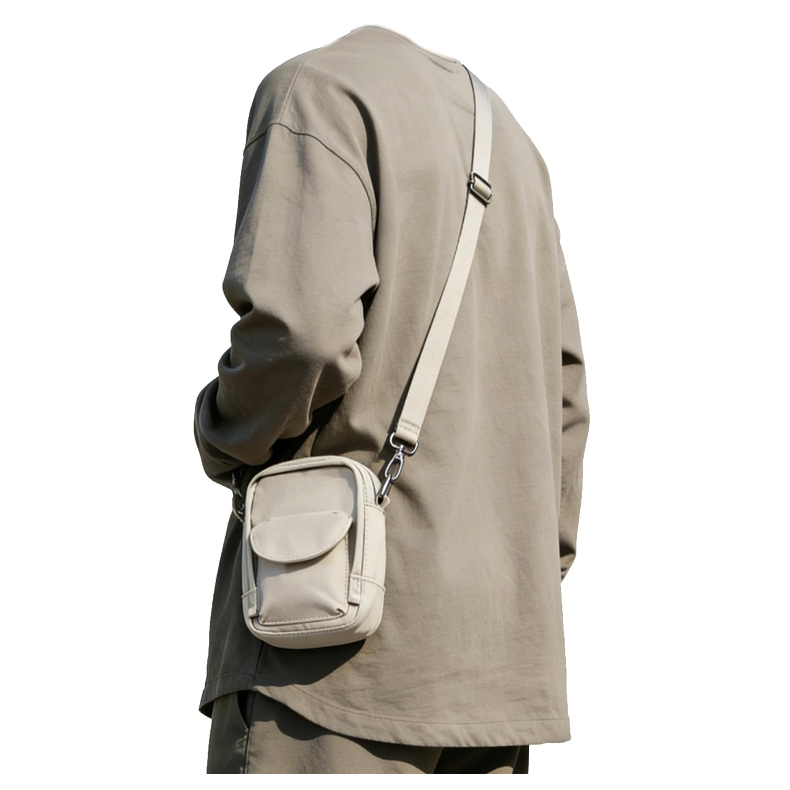 SEAFEW Mini Crossbody Bag Shoulder Bag for Men, Small Messenger Satchel Bag for Women