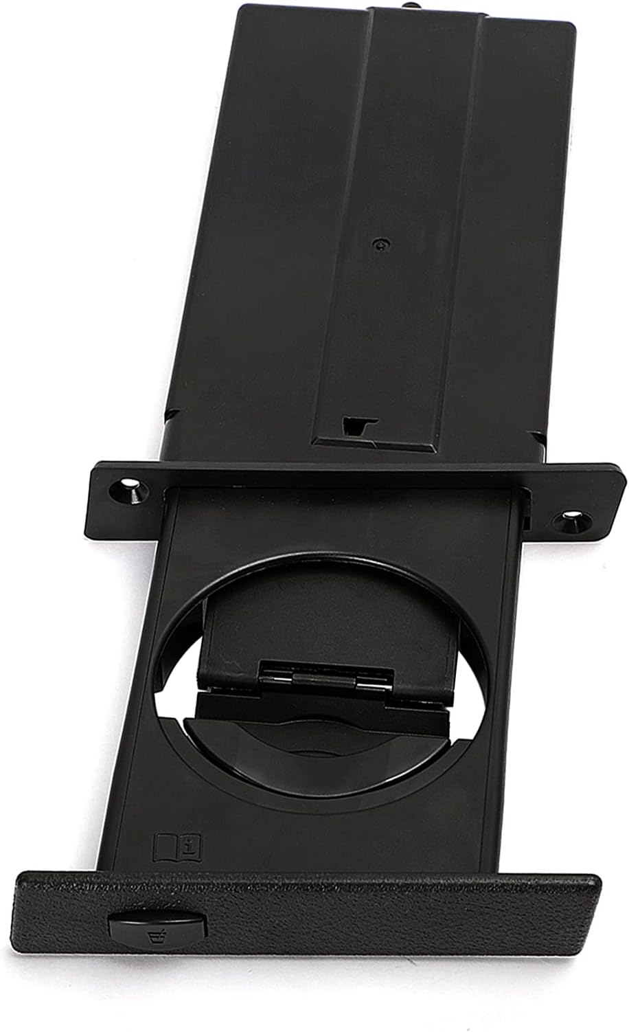 Dashboard Cup Holder Replacement for 2003-2009 BMW E60 E61 525i 525xi 528i 528xi 530i 530xi 535i 535xi 545i 550i M5, Fit Front Right and Black, Replaces 51459125626