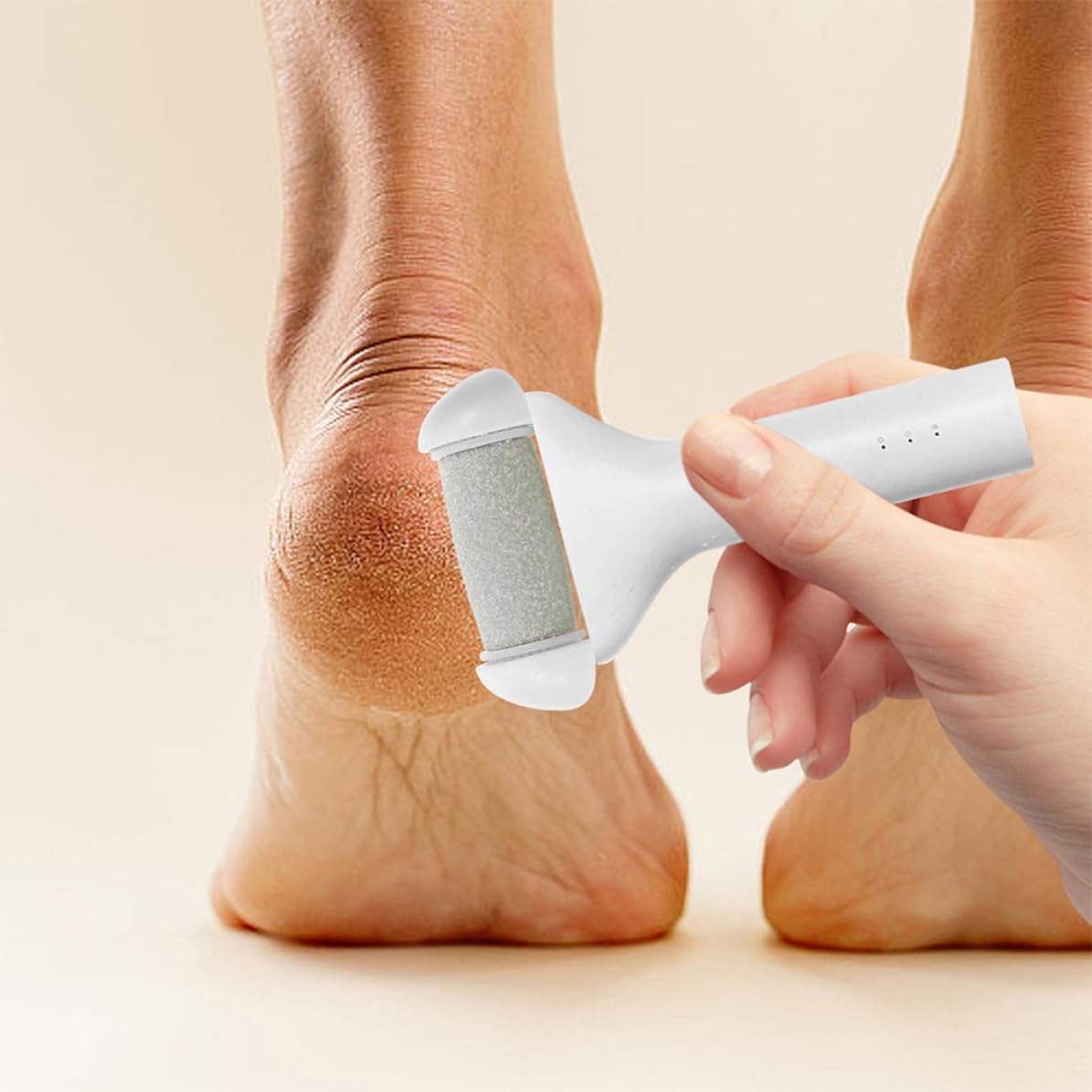 Set 6 Testine di Ricambio per Rimuovi Calli Elettrico, Accessori Pedicure in Plastica, Facili da Pulire, per Talloni Screpolati e Cura dei Piedi