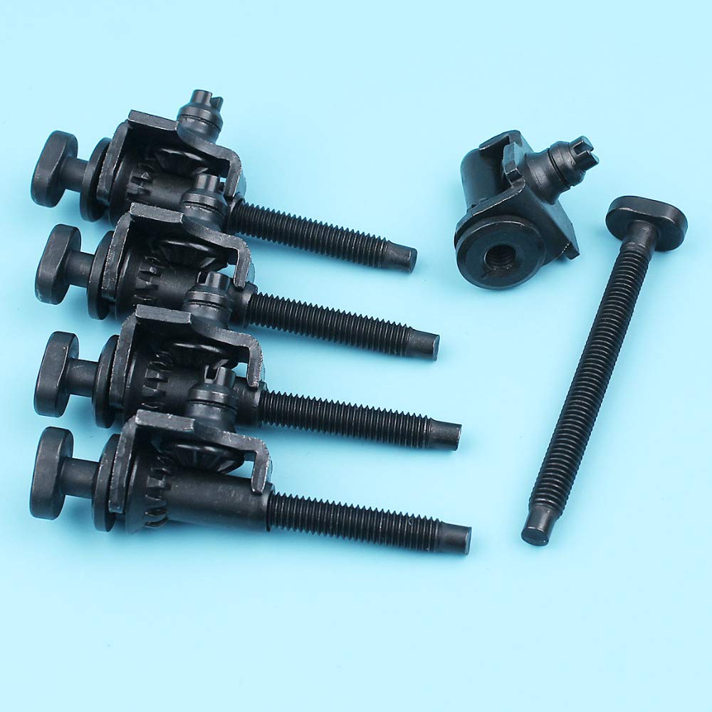 5 uds Tornillo Tensor de Ajuste de Cadena for Motosierra H 359 340 345 346 350 351 353 357 346XP EPA #537 07 12-01/503-88-54-01